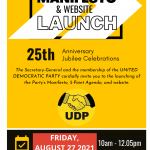 Launching of Manifesto, 5-Point Agenda and Website