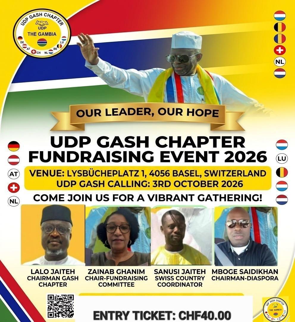 UDP GASH Chapter Fundraising Event 2026 flyer
